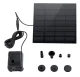 Solar Fountain Pump for Pond ZD70F, Black