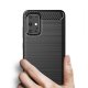 Samsung Galaxy S20 Ultra Carbon Fiber Brushed TPU Gel Case Bumper Cover, Black | Telefona Maciņš Vāciņš Apvalks...