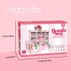 Bērnu Rotaļu Leļļu Māja ar Mēbelēm DIY Konstruktors | Kids Toy Dollhouse with Furniture Constructor
