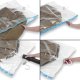 Hanging Vacuum Clothing Storage Bag Hanger Case with Hook, 70x145 cm