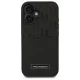Karl Lagerfeld iPhone 16 vāciņš Cardslots Monogram, melns
