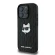 Apple iPhone 16 Pro 6.3\'\' Karl Lagerfeld Monogram Choupette Head Pin Cover Case, Black | Чехол Кейс...