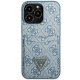 Guess 4G Triangle Logo Cardslot Case for iPhone 13 / 13 Pro - Blue