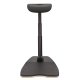 Maclean MC-872 ergonomisks biroja krēsls ar pretnoguruma paklājiņu, melns