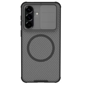 Nillkin CamShield Pro Magnetic ümbris Samsung Galaxy A57 5G-le, poolläbipaistev must