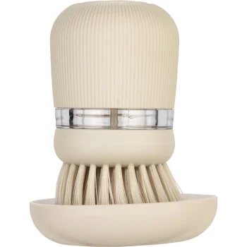 Щетка для мытья посуды с дозатором мыла Brabantia Soft Beige