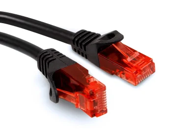 Maclean MCTV-740 UTP Cat6 tīkla kabelis, 1m, Melns