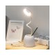 Adjustable LED Desk Lamp Reading Night Table Lamp, White