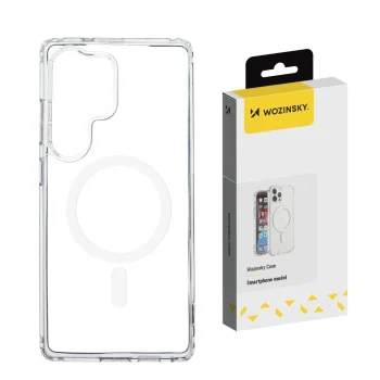 Wozinsky Ultra Clear MagSafe vāciņš Samsung Galaxy S25 Ultra, caurspīdīgs