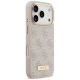Guess 4G Logo Plate MagSafe vāciņš iPhone 17 Pro, rozā