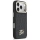 Karl Lagerfeld Croco KL Script Logo MagSafe Maciņš ar MagSafe iPhone 17 Pro Max – Melns | Phone Case Cover