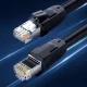 Ugreen Ethernet Patchcord Cable RJ45 Cat 8 T568B 2m, Black | Провод Интернета