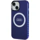 Чехол Audi IML Big Logo MagSafe для iPhone 15 / 14 / 13, синий