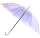 Caurspīdīgs violets lietussargs | Transparent purple umbrella