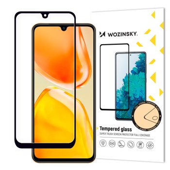 Защитное стекло Wozinsky Full Glue для Vivo X80 Lite / V25 Черное