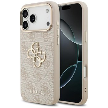 Guess 4G Big Classic Logo vāciņš iPhone 17 Pro Max - Rožu zelta | Phone Case Cover Rose Gold