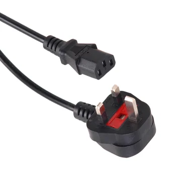 Кабель питания Maclean MCTV-807, 3-pin, вилка UK (GB), 3 м