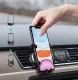 Ugreen gravitācijas tipa auto tālruņa turētājs ventilācijas restei melns