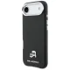 Karl Lagerfeld Karl & Choupette Head Pins Saffiano MagSafe vāciņš priekš iPhone Air, melns