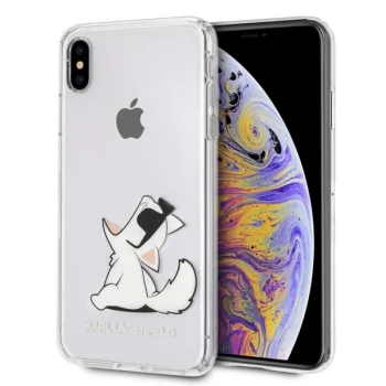 Karl Lagerfeld Choupette Fun iPhone XS Max Case, Transparent