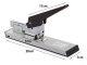 Large Metal Office Stapler, Up to 100 Sheets, Grey/Black