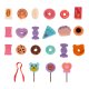 Iso Trade Kids Tea and Coffee Set with Sweets in a Suitcase, Multicolor