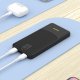 Dudao K10 Power Bank 10000mAh 2.4A 2x USB-A, Black