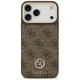 Guess iPhone 17 Pro Max чехол 4G Strass Logo MagSafe, коричневый