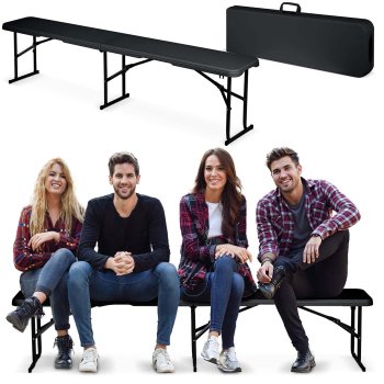 Plonos 440201 saliekams dārza un banketu sols 180 cm, melns