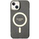 Guess iPhone 14 Plus Case Glitter Gold MagSafe, Black
