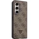 Чехол Guess для Samsung Galaxy Z Fold 5 Leather 4G Triangle Strass, коричневый