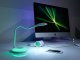 LED galda lampa ar RGB pamatni un 256 krāsām, balta