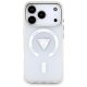 Guess IML Gradient Triangle Logo MagSafe vāciņš iPhone 17 Pro, Caurspīdīgs