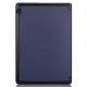 Huawei MediaPad T5 10.1\" Tri-fold Stand Smart Leather Case Cover, dark blue - vāks apvalks pārvalks