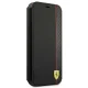 Ferrari FESAXFLBKP13SBK iPhone 13 mini 5.4" black/black book On Track Carbon Stripe