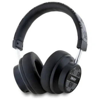 DKNY Bluetooth bezvadu austiņas DKBHM2PCSHLK, melnas ar rūtiņu rakstu