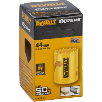 Биметаллическая коронка DeWalt DT90315-QZ 44 мм по дереву, металлу и...