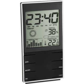 TFA 35.1102.01 digitālā meteoroloģiskā stacija, melna
