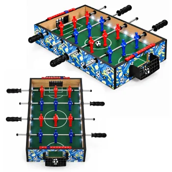 Kids Mini Table Football Game ECOTOYS 50x30 cm with LED Lighting