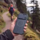 Tech-Protect Kevlar Aura MagSafe vāciņš priekš iPhone 17 Pro / 18 Pro ar statīvu, tumši zils
