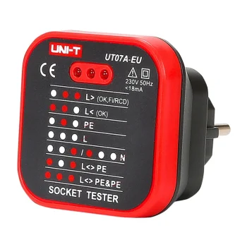 Тестер розеток UNI-T UT07A-EU