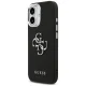 Чехол Guess Grained Big 4G Classic Logo для iPhone 17, черный