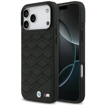 BMW iPhone 17 Pro Max vāciņš M Shape Logo MagSafe, melns