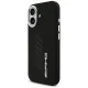 Чехол Mercedes AMG Silicone Oversize Rhombs MagSafe для iPhone 17, черный