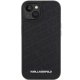 Karl Lagerfeld iPhone 15 Plus / 14 Plus vāciņš Quilted K Pattern, melns