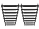 Silikona Elastīgas Apavu Auklas Bez Sasiešanas, 16 gab | Silicone Elastic Shoelaces without Binding