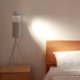 Hifuture Wedge Bluetooth Speaker with Reading Lamp, Silver/White