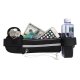 Running Fitness Belt Waist Pack Bag, Black