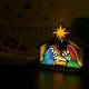 LED 3D Bētlemes ainiņa Ziemassvētku gaismas dekorācija ar USB