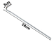 Steel Tent Pegs 18 cm, 20 pcs, Silver